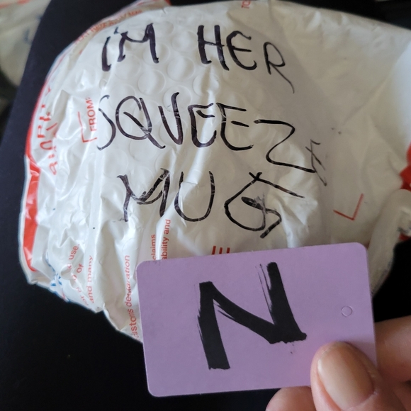 NWT adorable coffee mug I'm her squeeze with a lemon Wedge - Picture 6 of 6